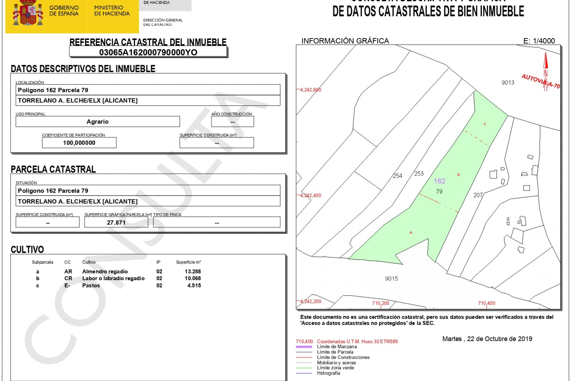 Resale - Land - Torrellano - Polígono